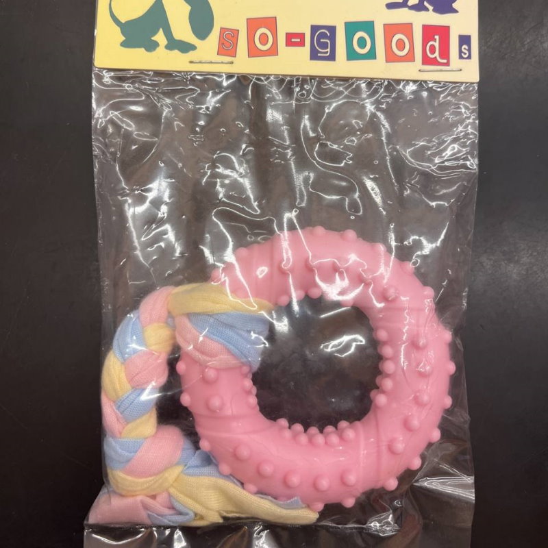 DOTTED CIRCLE WITH JERSEY TAIL