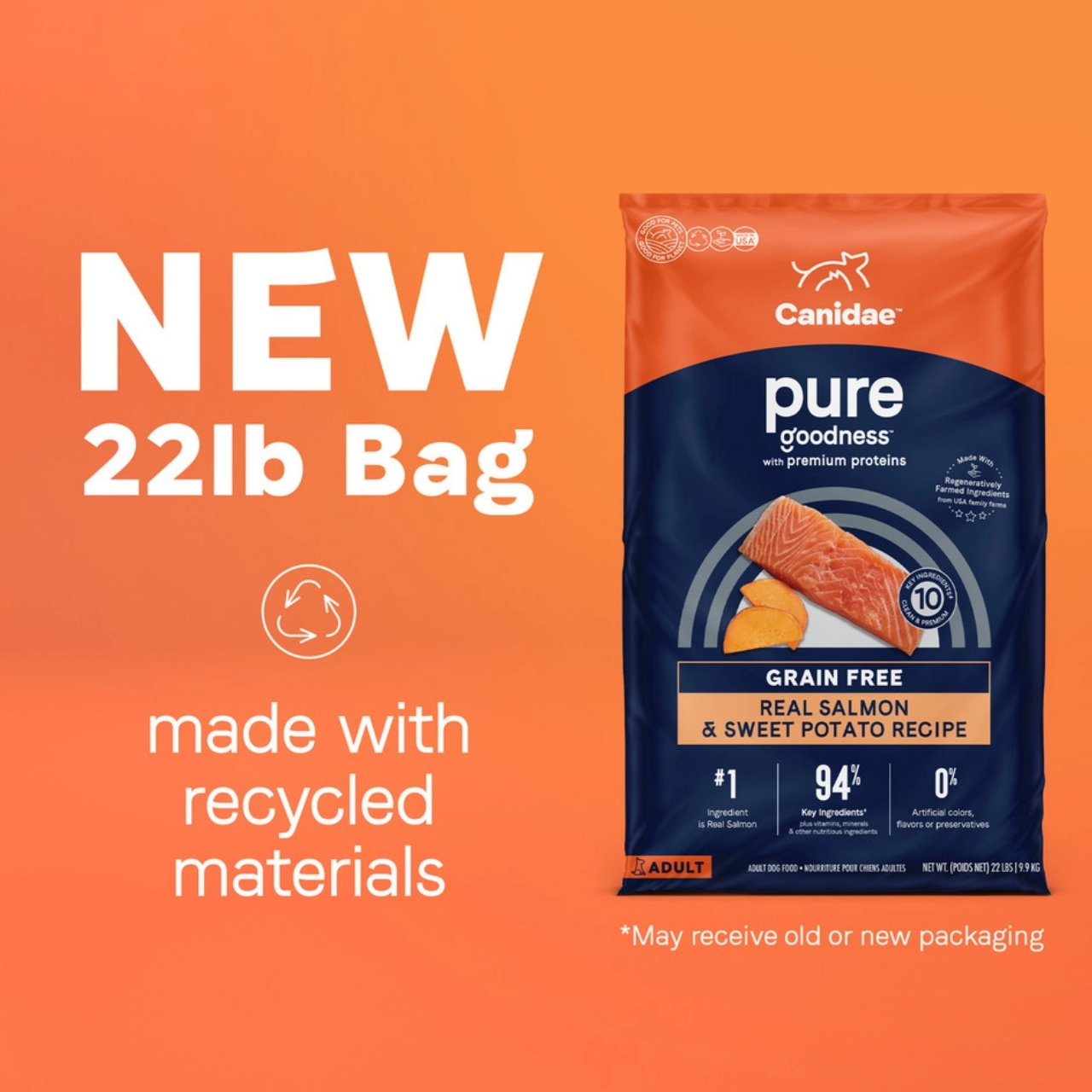 Pure - 無穀三文魚及甜薯配方