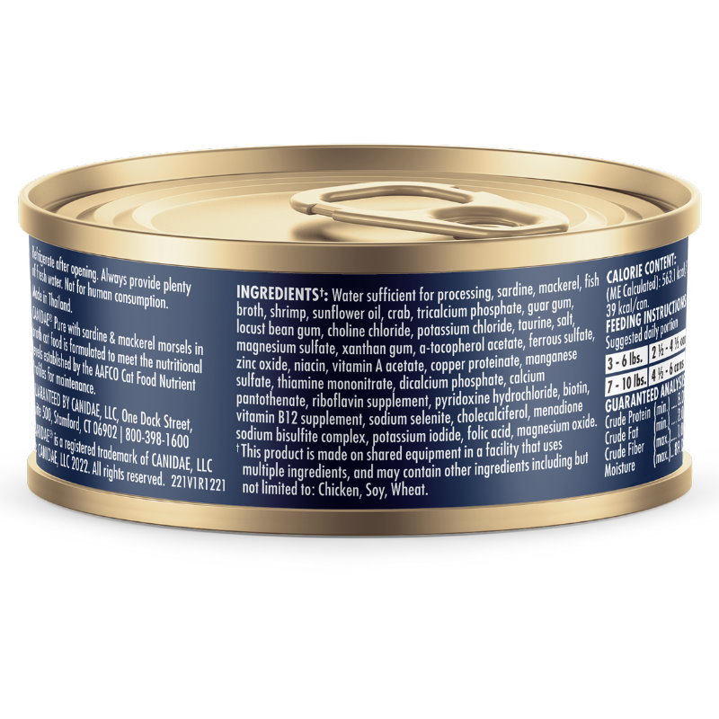 無穀物貓主食罐-沙丁魚與鯖魚